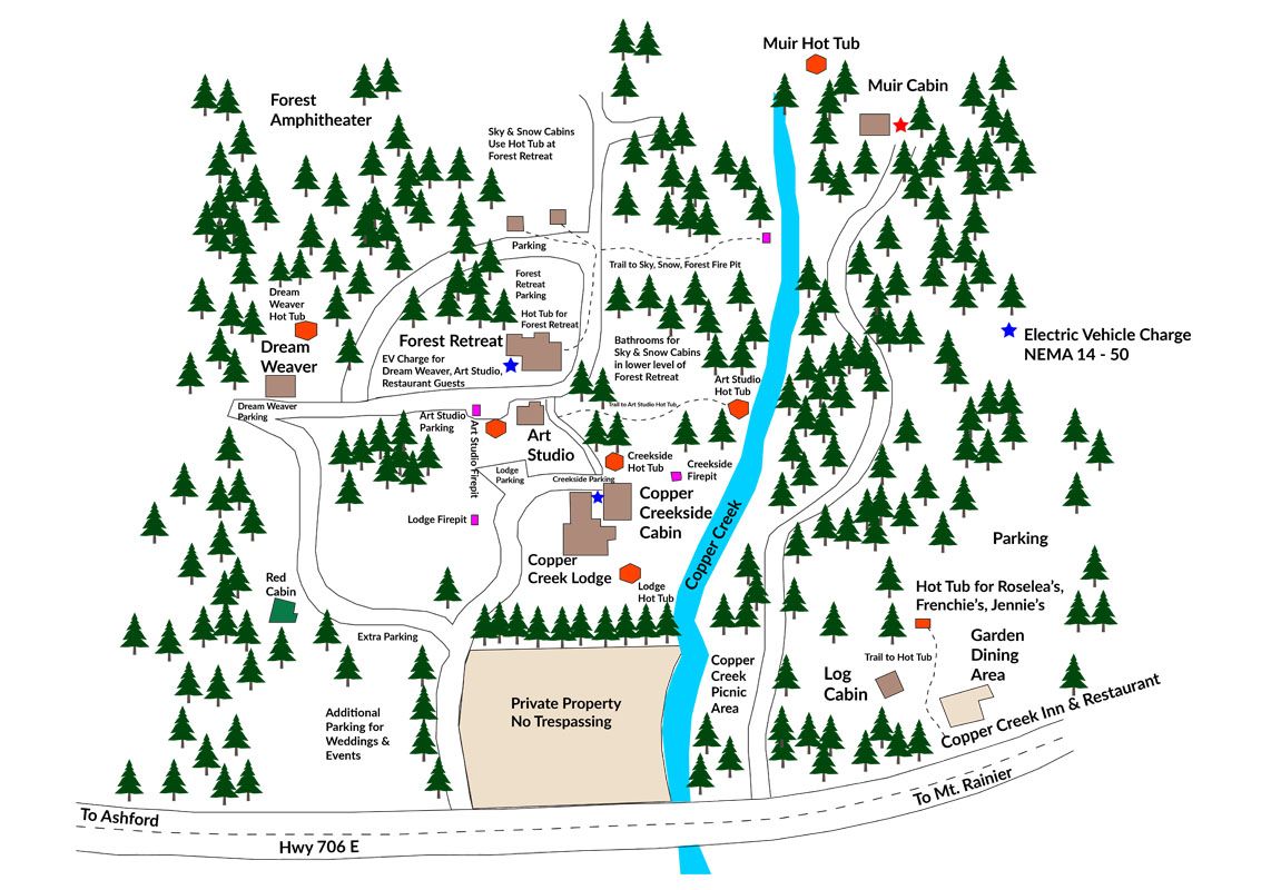 Copper Creek Inn Sitemap